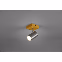 Trio Lighting - Spot Marley Nickel Et Bois 1xGU10
