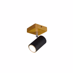 TRIO MARLEY, Spot d'éclairage de surface, GU10, 1 ampoule(s), 15 W, 230 V, Noir