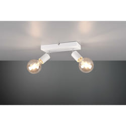 Lighting vannes bar 2 spots rÉglables blanc lampes exclues r80182031 - Trio