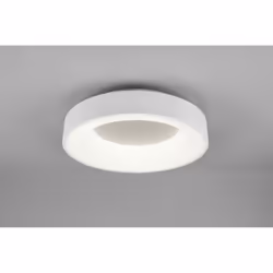 Le plafonnier de la série GIRONA par Trio Lighting est composé d'une structure circulaire en métal finition blanc mat. Équipé ...