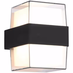 Trio Lighting - Luminaires de jardin, Applique extérieur moderne métal Molina carré Anthracite en Metal, trio