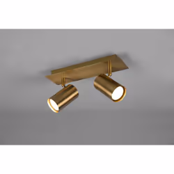 Trio Lighting - Marley Spot 2 Spots GU10 Laiton Vieilli L30 cm