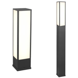 Trio - Borne extérieure anthracite 60 cm ou 155 cm Fuerte