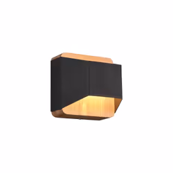 TRIO, Applique, Arino;incl. 1 x LED,SMD,4,3 Watt,3000K,430 Lm.;Plastique, Blanc, Corps: Métal, noir mat;L:12,2cm, H:12,0cm, P ...