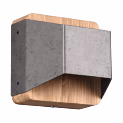 Achetez l'applique Led intérieure bois et métal Arino de Trio - Réglable sur 3 niveaux d'intensité par interrupteur - IP20 - ...