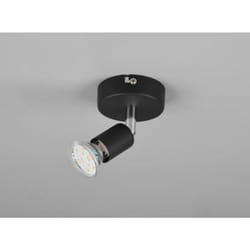 Paris spot sans ampoule 1 lumiÈre gu10 connection matt black r80911032 - Trio Lighting