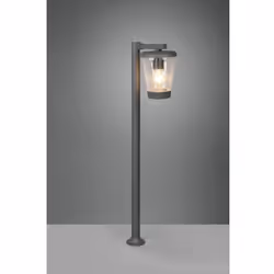 Le mât d'extérieur CANNING par Trio Lighting est composé d'une tige en aluminium moulé sous pression anthracite et d'un diffu ...