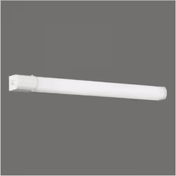 L'applique miroir GARONA de la marque ACB a une structure rectangulaire en méthacrylate blanc, interrupteur marche/arrêt. Équ ...