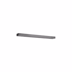Applique de salle de bain LED Rocco en métal noir mat avec éclairage haut et bas d'une largeur de 90cm Comprend une LED de 13 ...