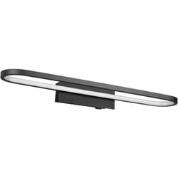 Trio - applique, gianni incl. 1 x LED,SMD,22,0 WATT,3000K,2700 lm. corps: métal, noir mat L:60,0CM, L:15,0CM, H:8,0CM interrupteu
