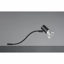 FinitionCouleur noir matMatériau métalLargeur 5cmHauteur 11cmProfondeur 34cm IP44, protégé contre les projections d'eau Lampe ...