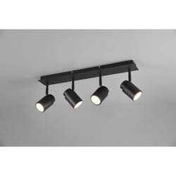 Barre Linéaire 4 Spots Orientables Métal Noir Angelo Trio Lighting