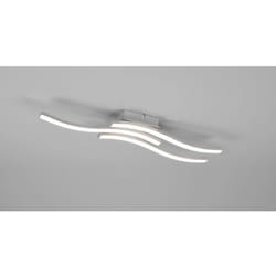 Plafonnier Moderne Led Rods 4000k Route Nickel Trio Lighting