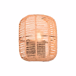 Trio - Applique murale Led métal et sisal culot E27 Runa