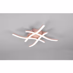 Plafonnier Design Moderne Hashtag Route Rose Gold Led 4000k Trio Lighting Ce plafonnier moderne présente un design unique et  ...