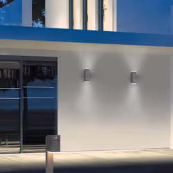 Applique murale - TRIO - Avon - 2 lumières - Aluminium moulé - 3000K - IP54