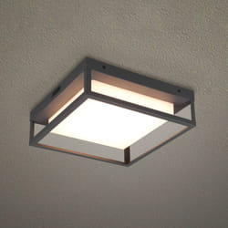 Applique murale extérieure LED - TRIO - Witham Flush - Anthracite - 14W - IP54 - 2300-3000-4000K