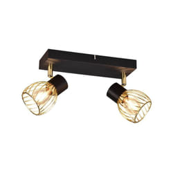 Projecteurs Trio Lighting ardon 2x e14 max 10w or noir - r81382080