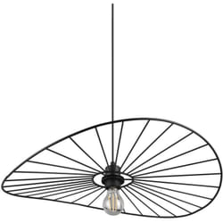 Trio - Suspension, Lampe suspendue design en métal Chapeau Noir en Metal