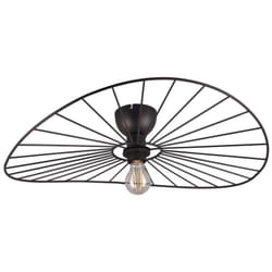 Plafonnier design, Lampe de plafond design en métal Chapeau Noir en Metal Trio