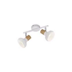 Spots Trio Lighting Latika 2x E14 max 10W blanc mat - R81522031Finition:Couleur : blanc matMatière : métal Abat-jour:Couleur ...