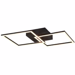 Plafonnier à Led Trio Lighting Trail 20W 3000K noir mat - R64492132Finition:-Couleur noir mat-Matériau Métal Caractéristiques ...