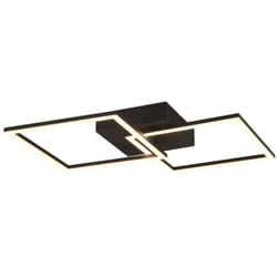 Reality Leuchten - Plafonnier à leds trio lighting trail 20w 3000k noir mat - r64492132