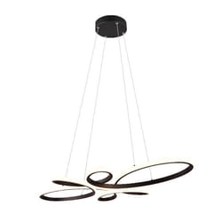 Suspension LED 32W noire mat dimmable H150cm - Trio - Fly