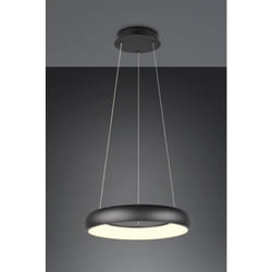 Suspension, cardona, INCL.1X30W LED/3600LM/2300+3000+4000K, hauteur: 150CM, diam: 45CM Trio