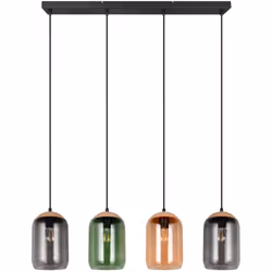 Suspension 4 lampes CORK – Un éclairage design et raffiné Apportez une ambiance élégante à votre intérieur avec la suspension ...