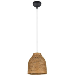 Trio - Suspension, Suspension bohème en papier tressé Joeline Marron en Papier