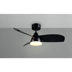Trio Lighting - Ventilatore da soffitto led dimmerabile con telecomando nero - r62732132