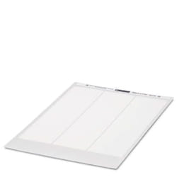 Phoenix 0803663 étiquette auto-collante Rectangle aux angles arrondis Blanc