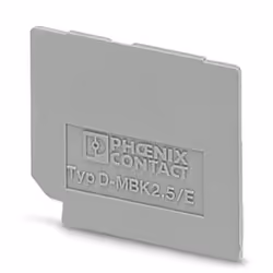 Phoenix Contact 1414035, Cache de bornier, 50 pièce(s), Polyamide, Gris, 1 mm, 24,5 mm