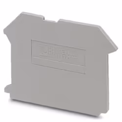 Phoenix D-UK 5-TWIN, Cache de bornier, 1 pièce(s), Gris, 2 mm, 50 mm, 36 mm