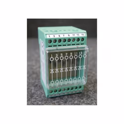 Bloc module 8 diodes parasurtenseur 250Vac EMG 45-DIO 8E commutables séparément type 1N 4007 PHOENIX CONTACT EMG 45-DIO 8E -  ...