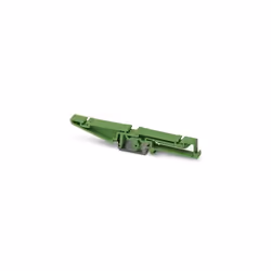 Pied, largeur 107,5mm, pour monter sur NS32 ou NS35/7,5, sous profilé extrudé UM108. Conditionnement : 10 pc(s) Dimensions pr ...