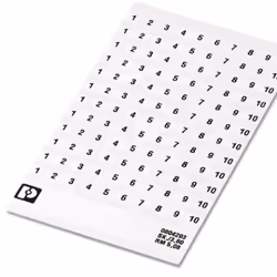 Phoenix SK 5,08/3,8:FORTL.ZAHLEN 21-30, Noir, Blanc, Rectangle, Bleu sur blanc, Pologne, 5,08 mm, 3,8 mm