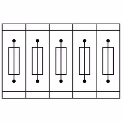 Phoenix TCP 8A, 2000 A, IP40, 250 V