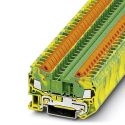 Phoenix QTC 2.5-PE bornier Vert, Jaune