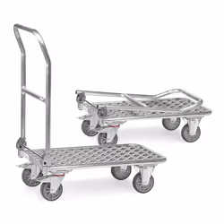 fetra 1133, Aluminium, Chariot de transport, Aluminium, 200 kg, 4 roue(s), 12,5 cm