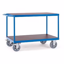 fetra 12403, Acier, Chariot de transport, Bleu, 1200 kg, 4 roue(s), 20 cm