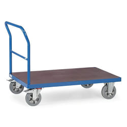 fetra 12506 Diable manuel Contre-plaqué, Acier Chariot de transport