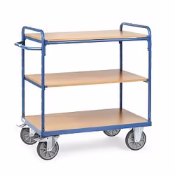 fetra 8103, Acier, Chariot de transport, Bleu, 600 kg, 4 roue(s), 20 cm