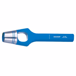 Gedore 570025, Chasse goupille, Acier, Bleu, DIN 7200 Form A, 170 mm, 2,5 cm