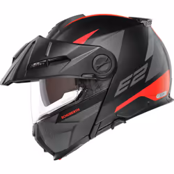 Schuberth E2 Defender Casque, noir-rouge, taille 53 pour Hommes