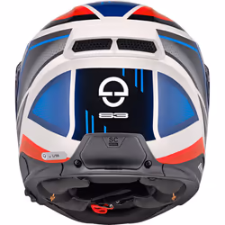 Schuberth S3 Storm Casque, blanc-rouge-bleu, taille L pour Hommes