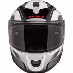 Schuberth S3 Storm Casque, noir-blanc-argent, taille M pour Hommes