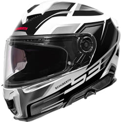 Schuberth S3 Storm Casque, noir-blanc-argent, taille L pour Hommes