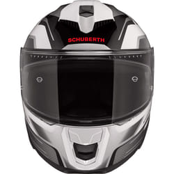 Schuberth S3 Storm Casque, noir-blanc-argent, taille 2XL pour Hommes